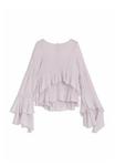 Блуза BOSS Blouse, Light Purple Three/Purple - фото 6