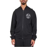 VERSACE JEANS COUTURE Свитер с молнией и логотипом, Black - фото 3