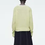 COS Топ женский зеленый - фото 3