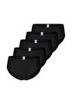 Трусы-Хипстеры упаковка 5 пар ежедневно Nina Von C., черный - фото