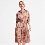 Платье-Рубашка с цветочным принтом Smart And Joy, розовый - фото 2