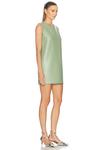 Мини-платье без рукавов Norma Kamali, Vintage Green - фото 2