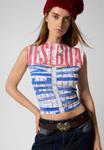 Топ Desigual LETTERING OPENING, White - фото