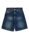 Diesel Kids джинсовые шорты D-Argjx, синий - фото
