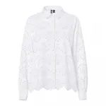 Рубашка с длинным рукавом Pieces Vilde, белый - фото 3