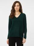 Свитер VERO MODA Lefile, изумрудный - фото 4