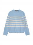 VERO MODA Свитер 'VMSaba' в цвете Sky Blue - фото