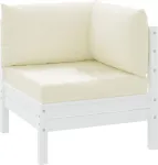 Подушка для сиденья Vidaxl, белый - фото 2