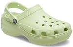 Сандалии classic platform clog 'celery' Crocs, зеленый - фото 4