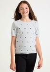Футболка Lindex SHORT-SLEEVED, Light Grey - фото
