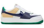 Nike Air Force 1 Shadow Malachite/Midnight Navy Женские Бело-Зеленая - фото 2