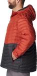 Куртка мужская Columbia Westridge Down Hooded, Shark, Warp Red - фото 8
