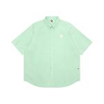 Рубашка *A Bathing APE с логотипом Moonface Aape, зеленый - фото