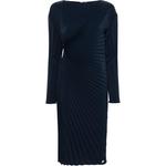 Платье миди sun ray KENZO, синий - фото