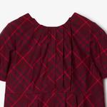 Платье детское Burberry, темно-красный - фото 5