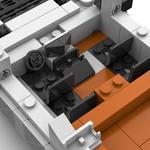 CaDA Construction Bricks маленький автомобиль Humvee белый внедорожник 328 элементов - фото 11