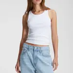 Топ-майка CALVIN KLEIN ярко-белого цвета - фото 3