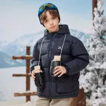 Детская куртка-пуховик Mizuno, фиолетовая - фото 6