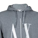 Толстовка с принтом логотипа ARMANI EXCHANGE, темно-серый - фото 8