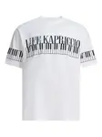 Футболка с принтом пианино Kapital, белый - фото