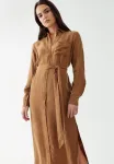 Платье-Рубашка дилана Willa, Tan - фото 4