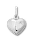 ONE ELEMENT Кулон в форме сердца из серебра 925 пробы - фото