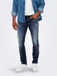 Джинсы ONLY Regular Fit Straight Denim ONSWEFT, синий - фото