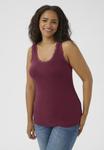 Топ Kaffe Curve KComia Top, Windsor Wine/Dark Red - фото