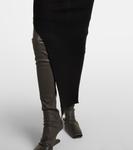 Атена платье макси из чистой шерсти Rick Owens, черный - фото 5