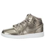 Кроссовки 1 средний размер Air Jordan, серый - фото