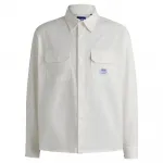 Рубашка HUGO Ekynone 10260730 BLUE, белый - фото