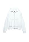 Толстовка PULL&BEAR Zip-up sweatshirt, Light Grey - фото 5
