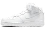 Кроссовки Nike Air Force 1 Skateboard Shoes Men Mid-Top White Blue - фото