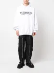 Худи с логотипом VETEMENTS, белый - фото 2