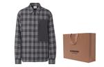 Мужская рубашка Burberry, цвет Charcoal Gray - фото 6
