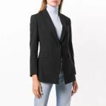 Смешанный эффект Блейзер THEORY, черный - фото 5