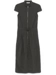 Low Classic платье миди со складками, серый - фото