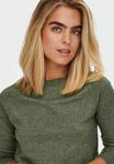 Джемпер ONLY ONLRICA LIFE L/S NOOS, Grape Leaf/Dark Green - фото 4