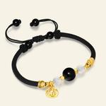 Агатовый нефритовый браслет унисекс MOVER, черный - фото 11