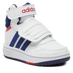 Кроссовки adidas HoopsMid, белый - фото