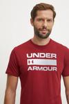Футболка тренировочная Team Issue Wordmark Under Armour, бордовый - фото 4