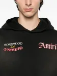 Худи с вышивкой AMIRI, черный - фото 5