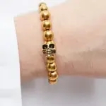 Череп многослойный браслет Alexander McQueen - фото 3