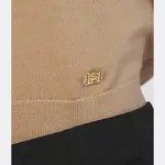 Шерстяная водолазка стандартного кроя Pinko, бежевый - фото 4