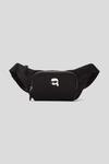 Сумка поясная Карла Лагерфельда Karl Lagerfeld, черный - фото