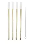 Металлические соломинки Sunnylife, золотистый - фото
