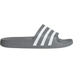 Шлепанцы Adilette adidas, цвет Grau/Weiß/Grau - фото