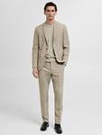 Пиджак Paris Super Slim Fit Mango, Light Beige - фото 2