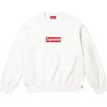 Постиранный худи с боковым логотипом Supreme, белый - фото 8