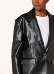 Блейзер insa из искусственной кожи Leger Studio, черный - фото 4